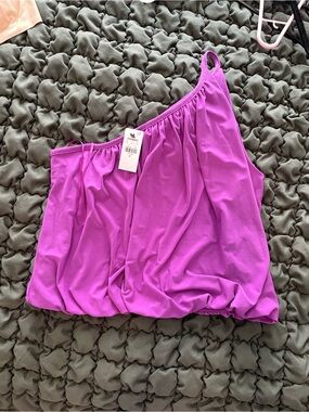 Express one shoulder top